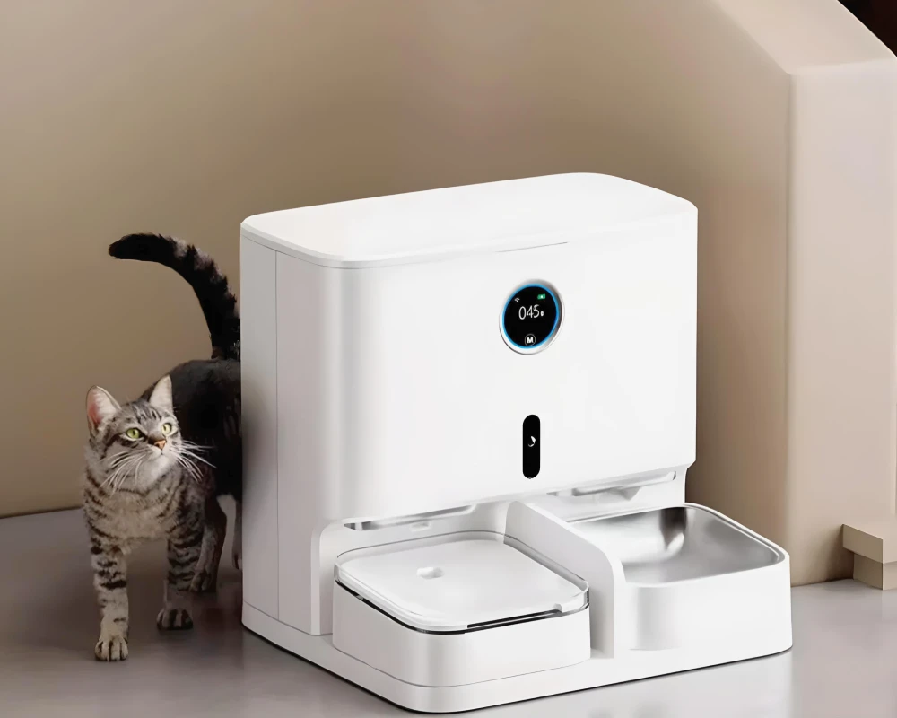 dog automatic pet feeder